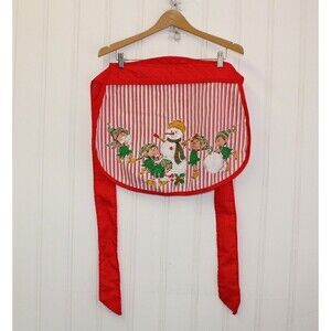 Vintage‎ Christmas Apron Himself The Elf American Greetings 1980